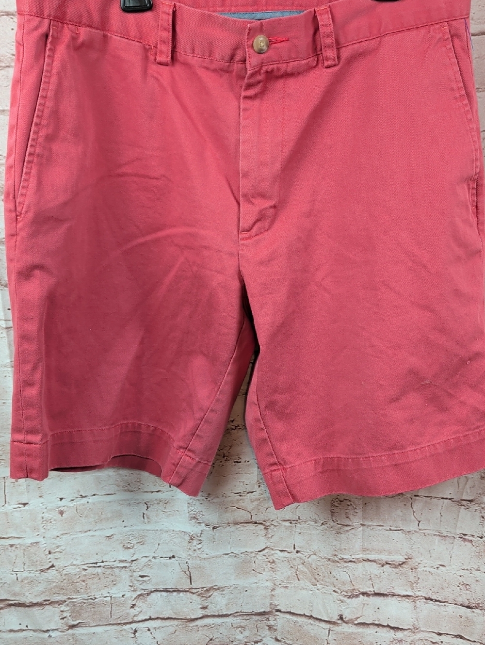 Ralph Lauren polo Coral Men's Flat Front Chino Shorts Size 32
